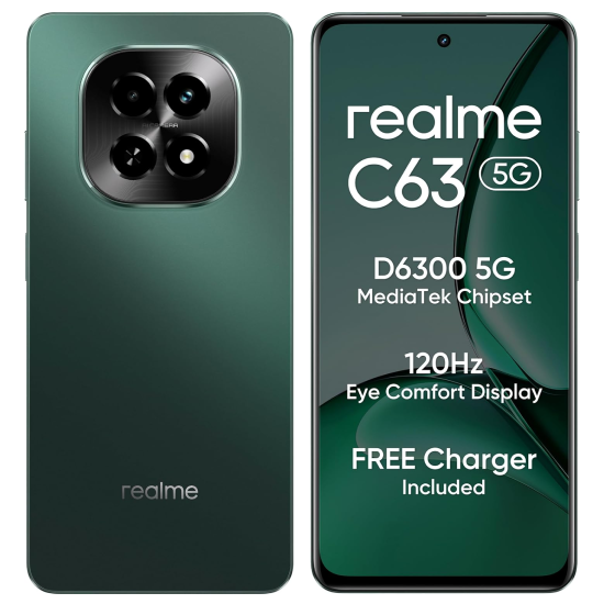 realme C63 5G (Forest Green, 4GB RAM, 128GB Storage)